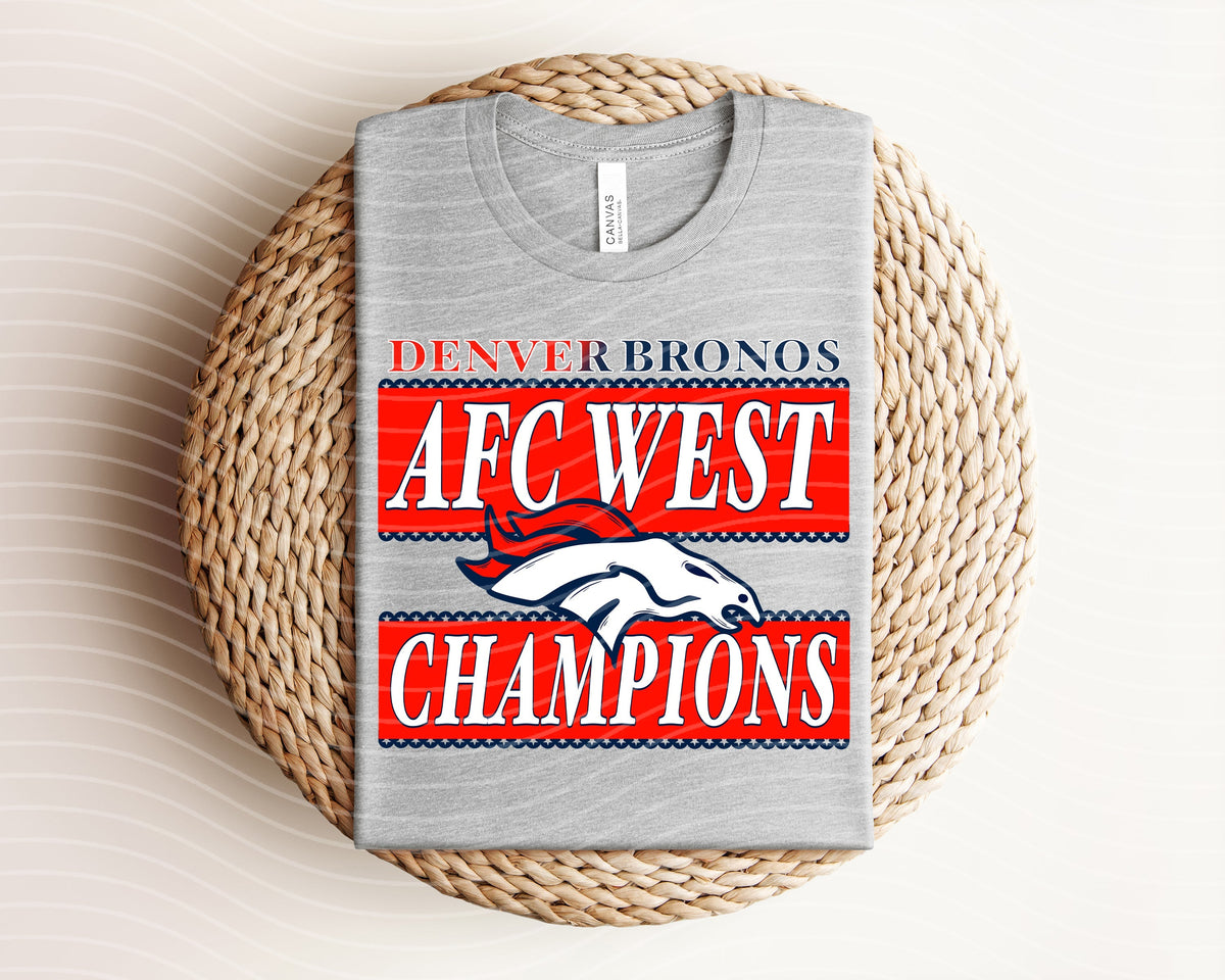 AFC West Champions Broncos Graphic Tee product image 1