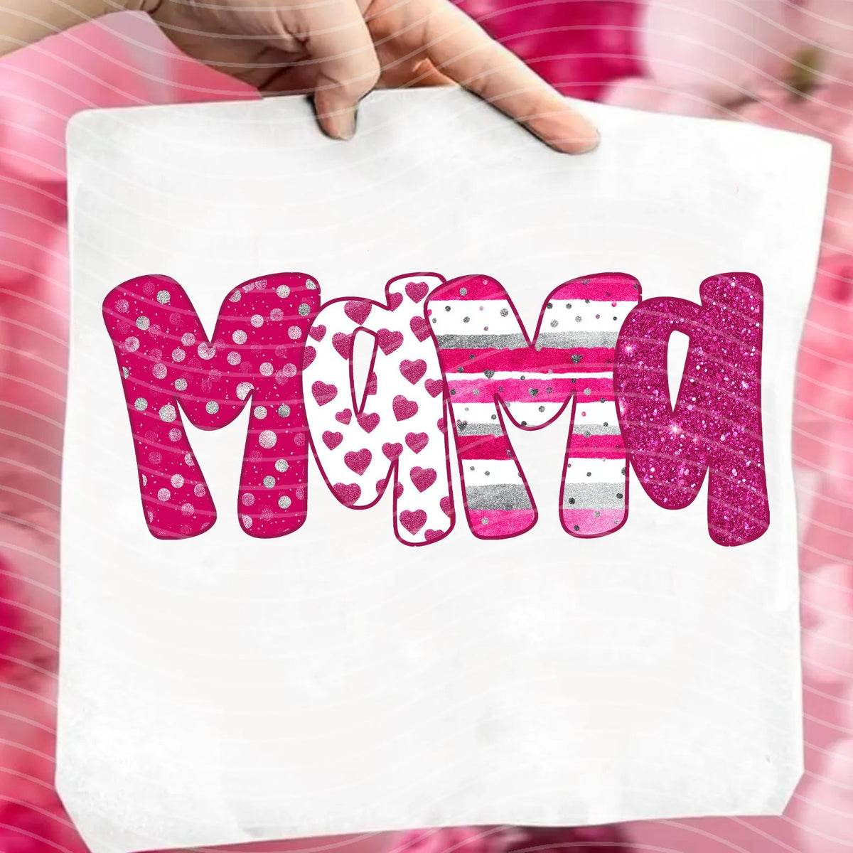 Mama Valentine Name Graphic Tee product image 1