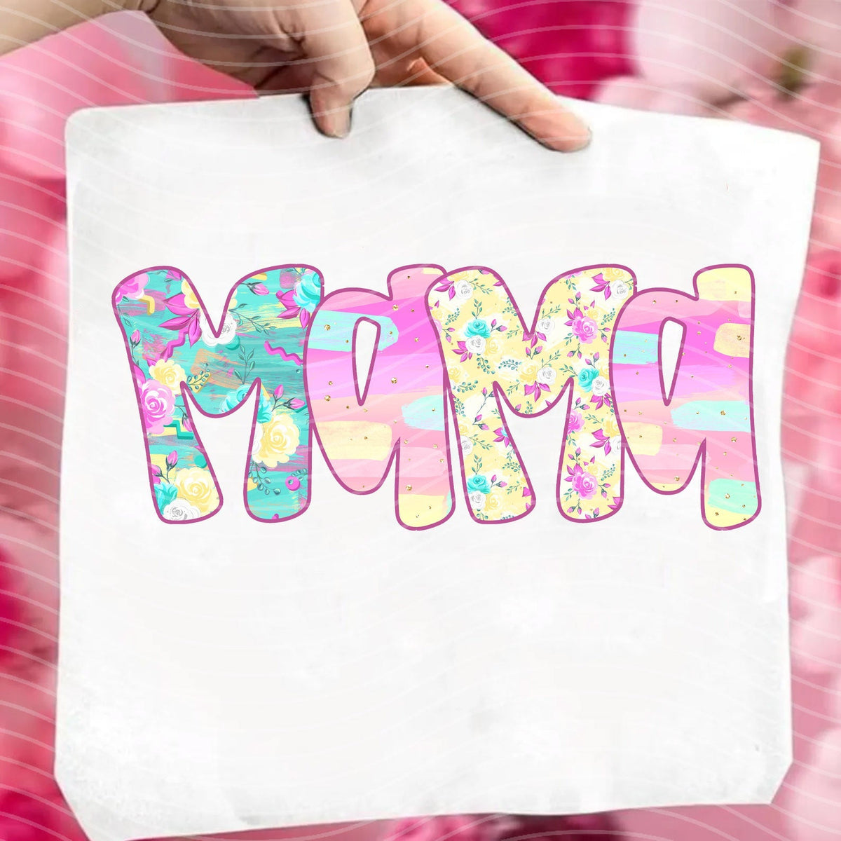 Mama Bright Spring Name Graphic Tee product image 1