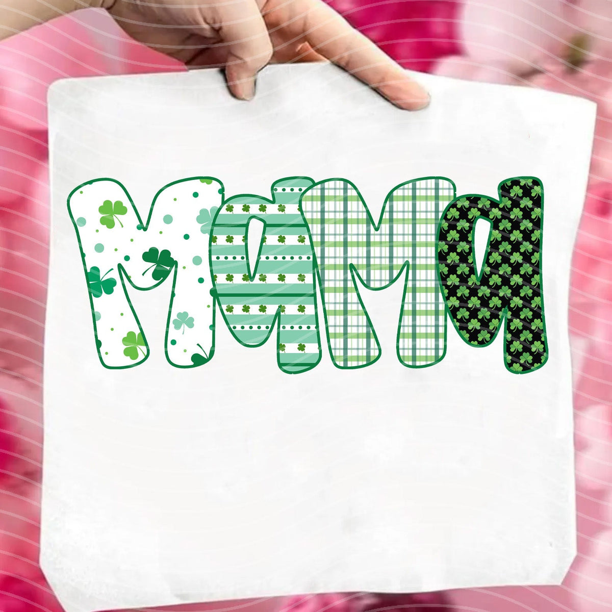 Mama Clover Name Graphic Tee product image 1