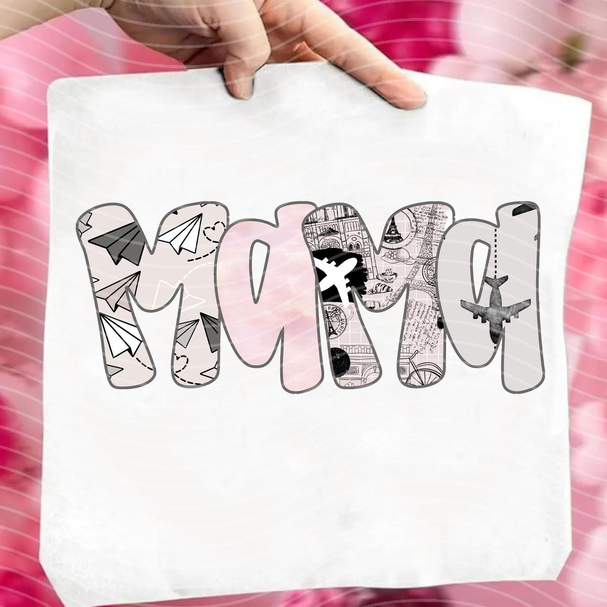 Mama Wanderlust Name Graphic Tee product image 1