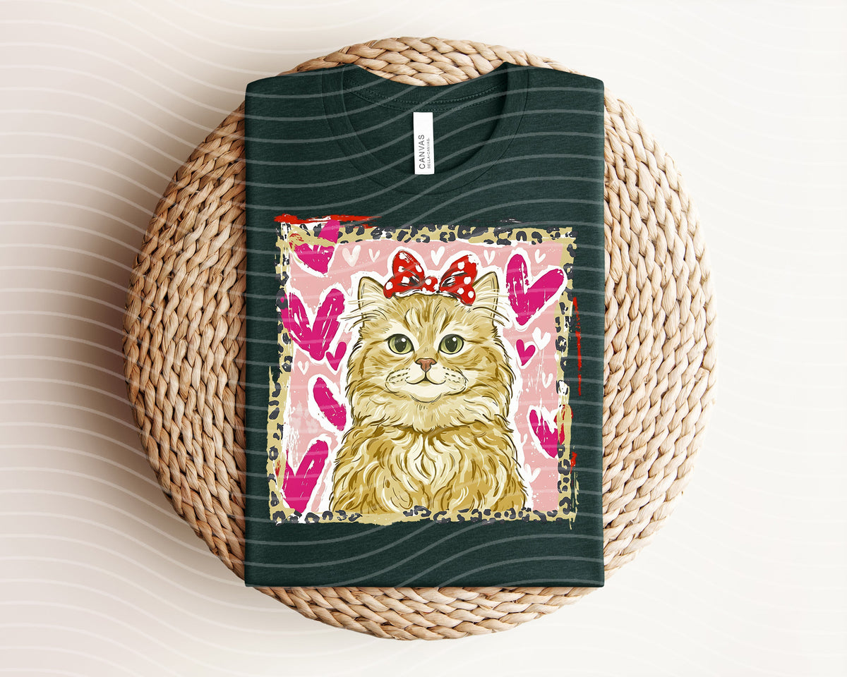 Leopard Love Kitty Graphic Tee product image 1