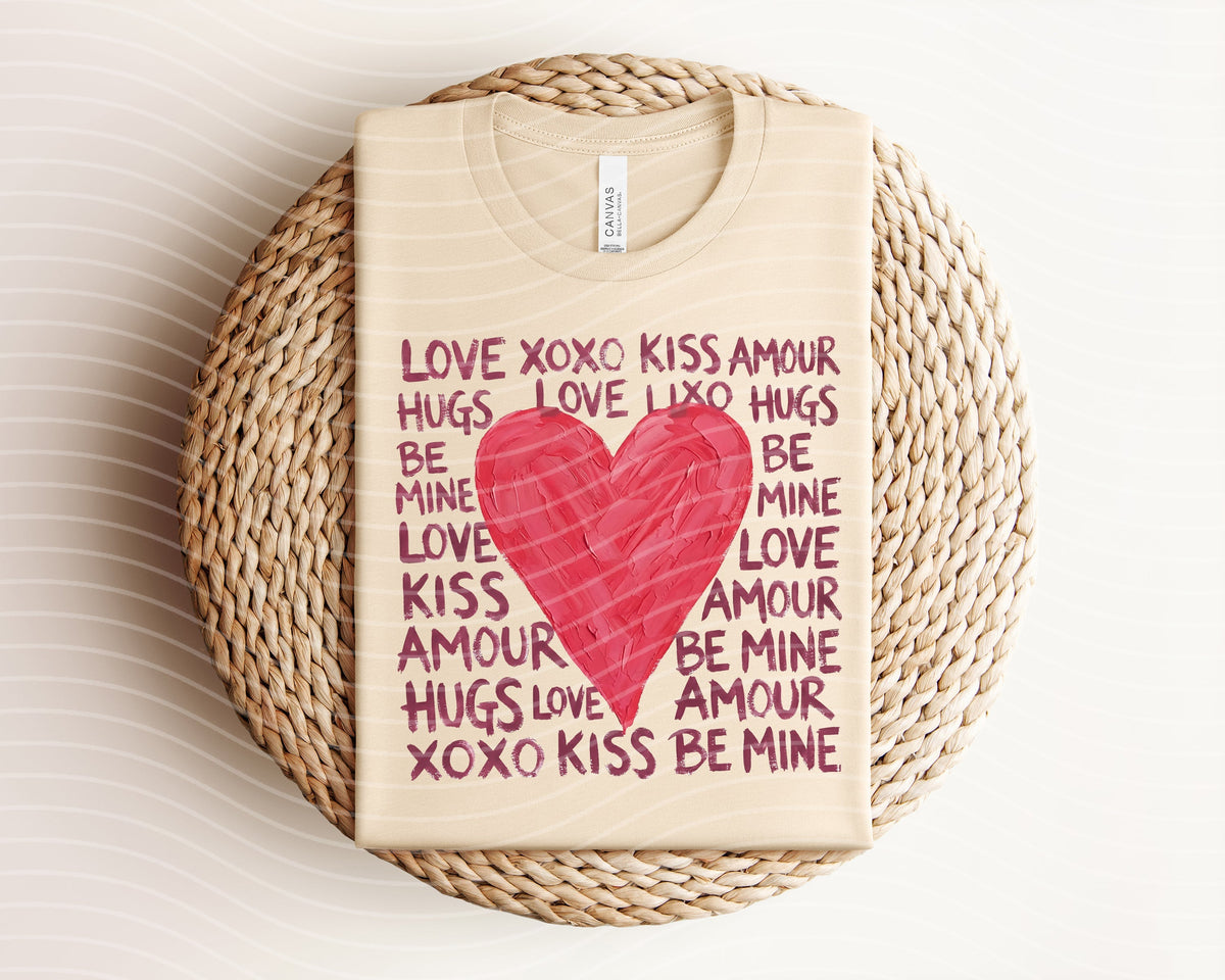 Love Kiss Amour Graphic Tee product image 1