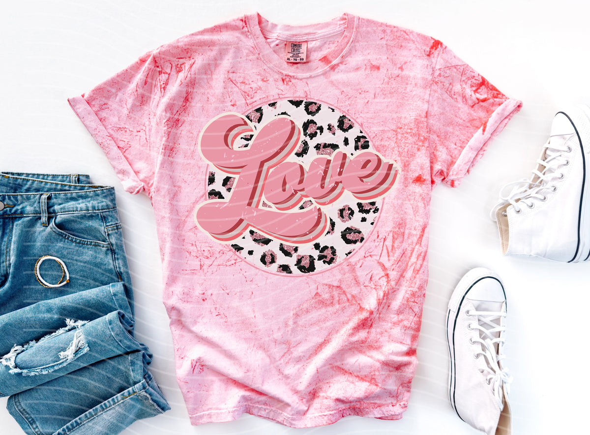 Love Leopard Graphic Tee product image 1
