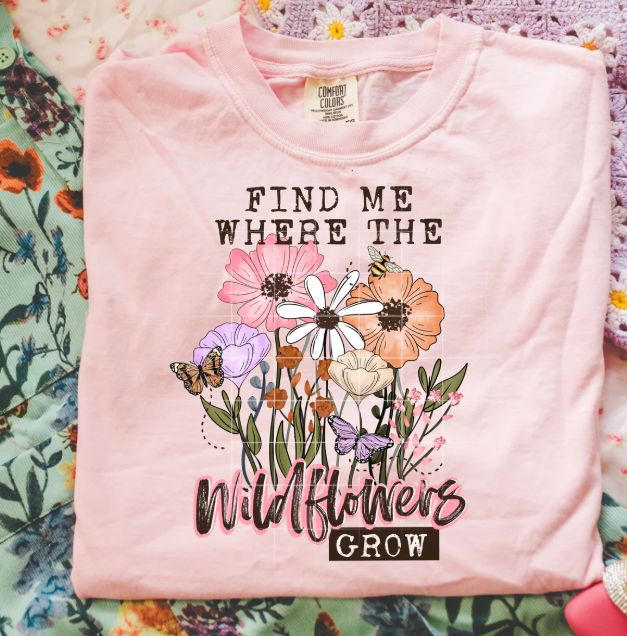 Find Me Where the Wildflowers Grow Graphic Tee product image 1