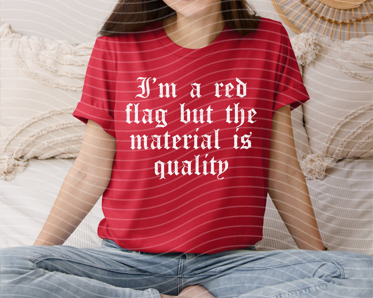 I'm a Red Flag Graphic Tee product image 2