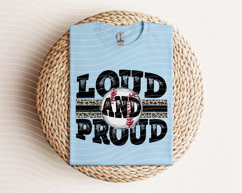 Loud and Proud Baseball Graphic Tee product image 1