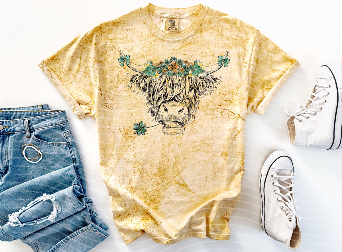 St Patricks Day Cow Graphic Tee product image 1