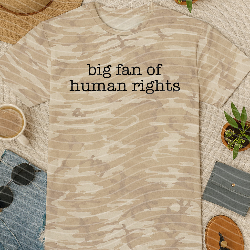 Big Fan of Human Rights Graphic Tee product image 2
