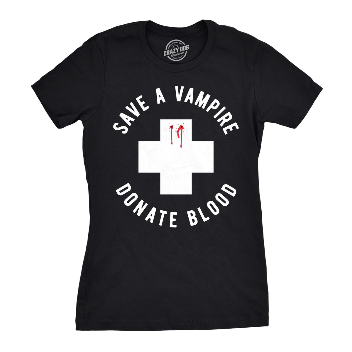 Save A Vampire Donate Blood Women's T Shirt product image 2
