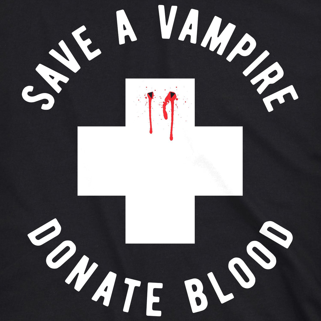 Save A Vampire Donate Blood Women's T Shirt product image 3