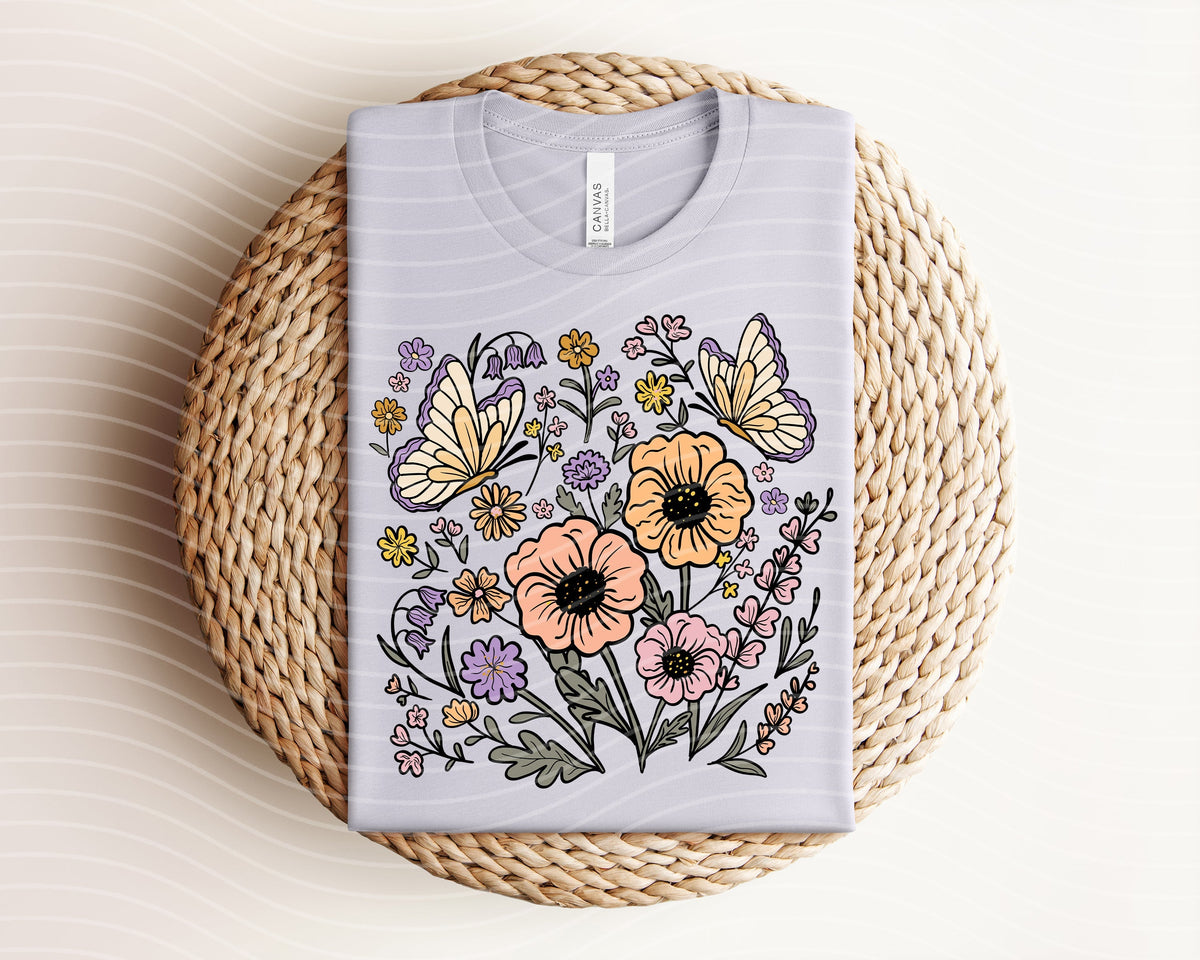 Spring Floral Graphic Tee product image 2