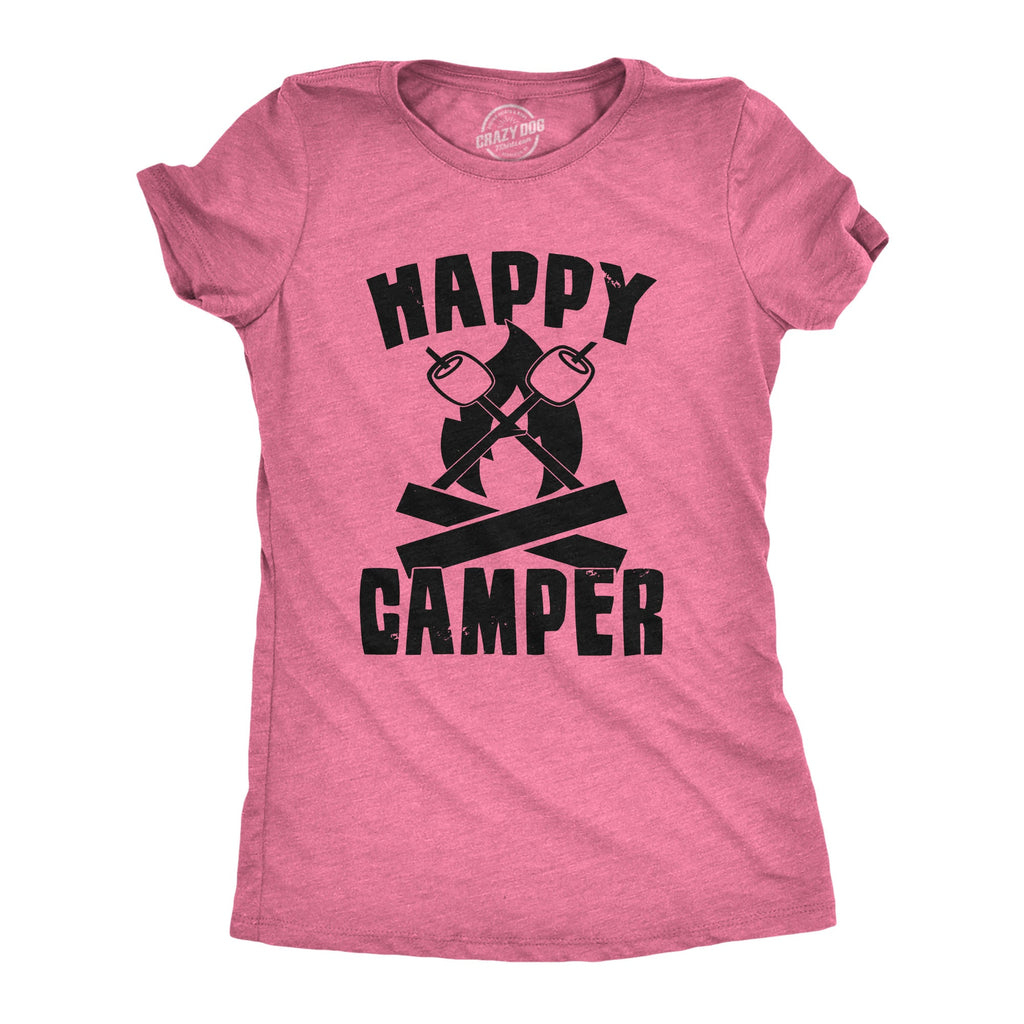 Happy Camper Womens Tee T Shirt product image 6