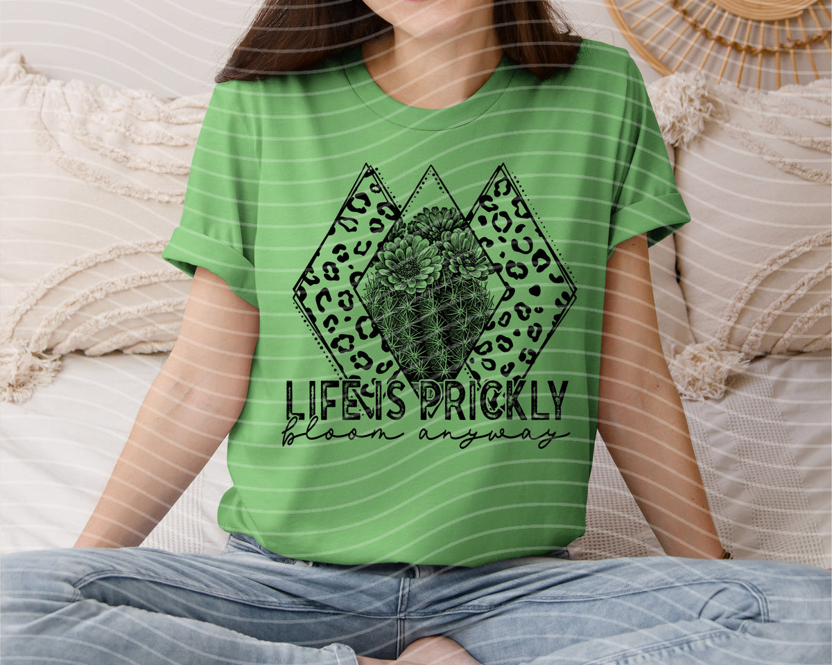 Life is Prickly Bloom Anyway Graphic Tee product image 1