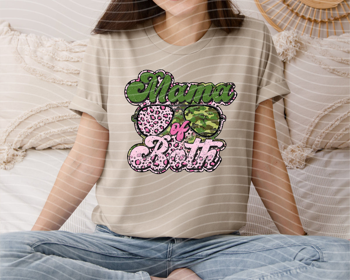 Mama of Both Graphic Tee product image 1
