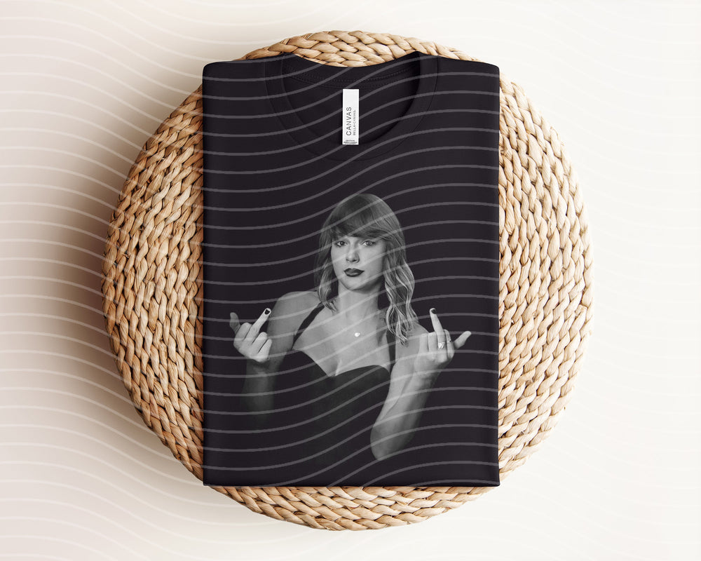 Black and White TS Graphic Tee