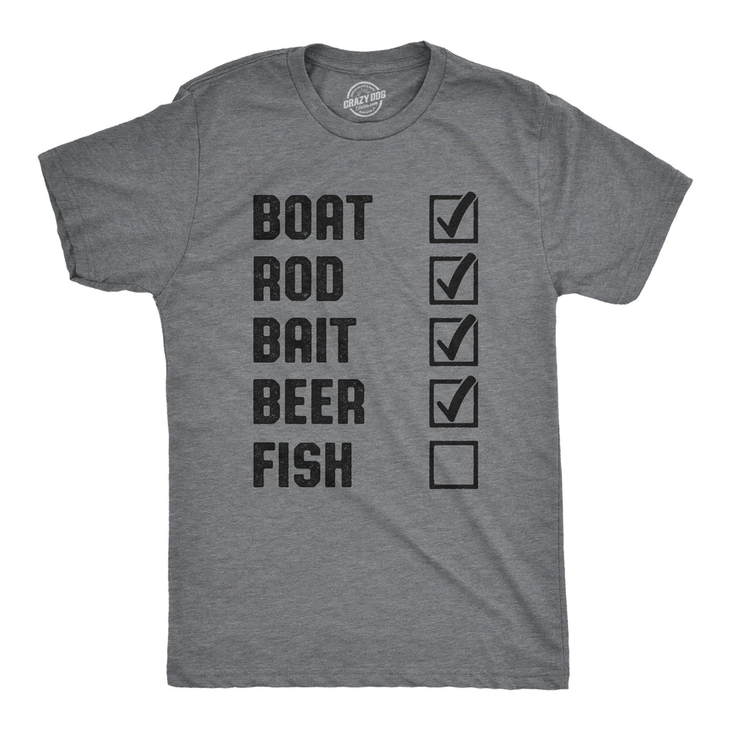 Fishing List Men's T Shirt product image 1