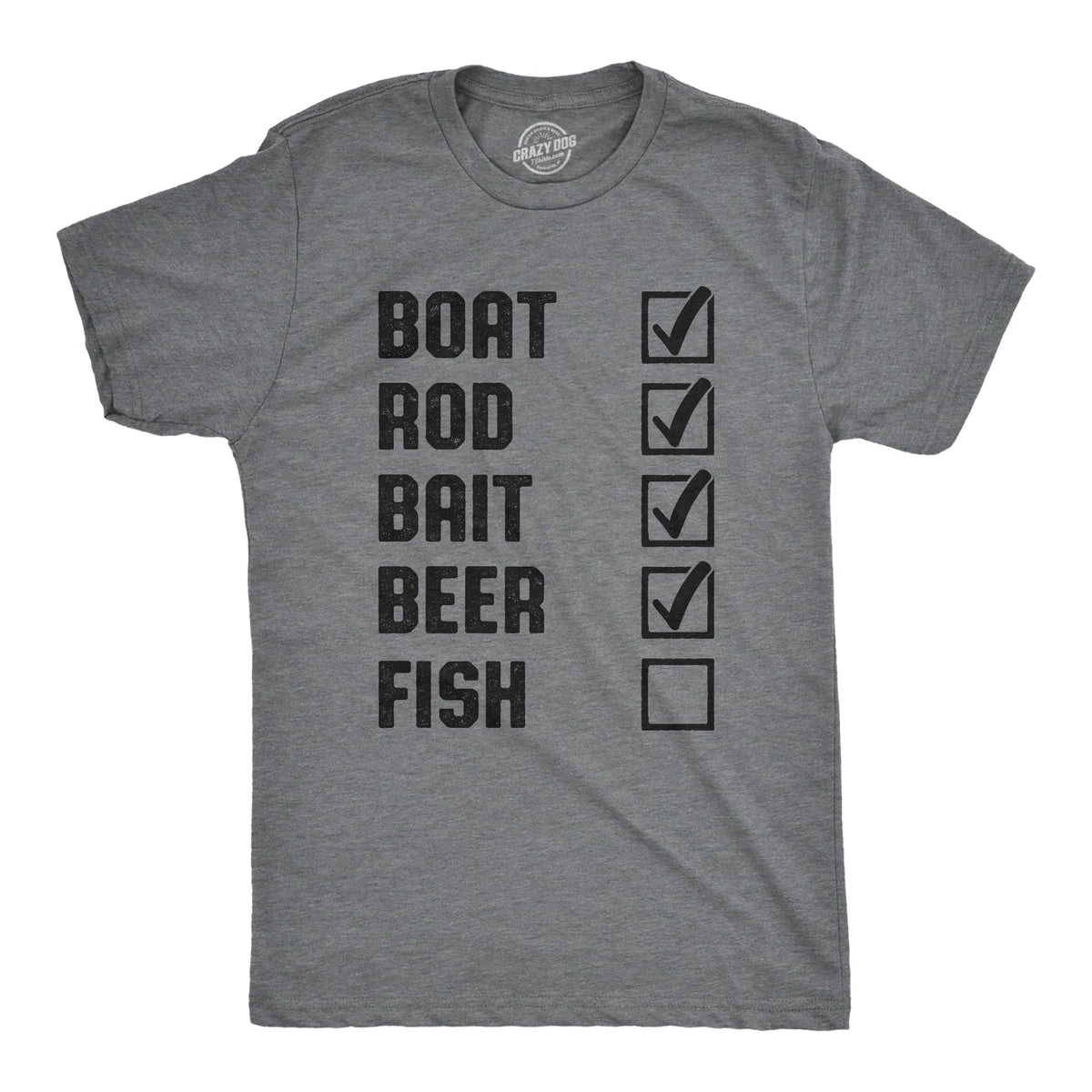Fishing List Men's T Shirt product image 1