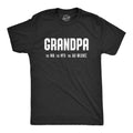 Grandpa. The Man. Myth. Bad Influence. Men's T Shirt product image 1