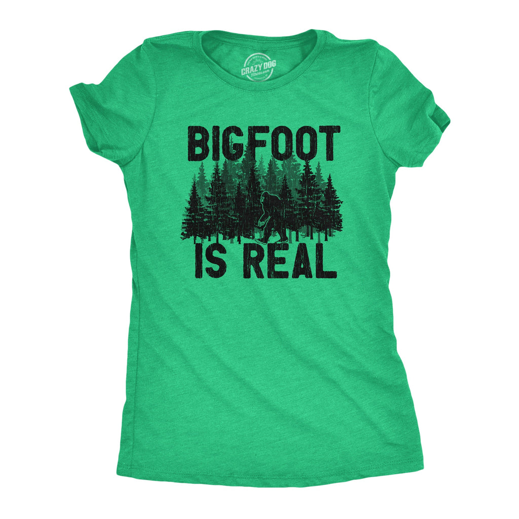Bigfoot Is Real Women's T Shirt product image 1