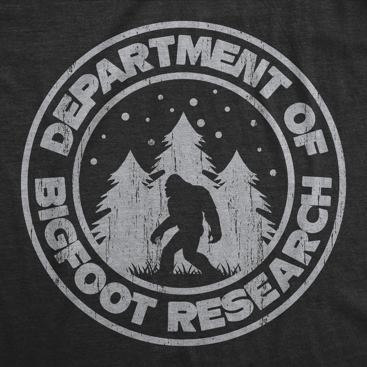 Department Of Bigfoot Research Men's T Shirt product image 2