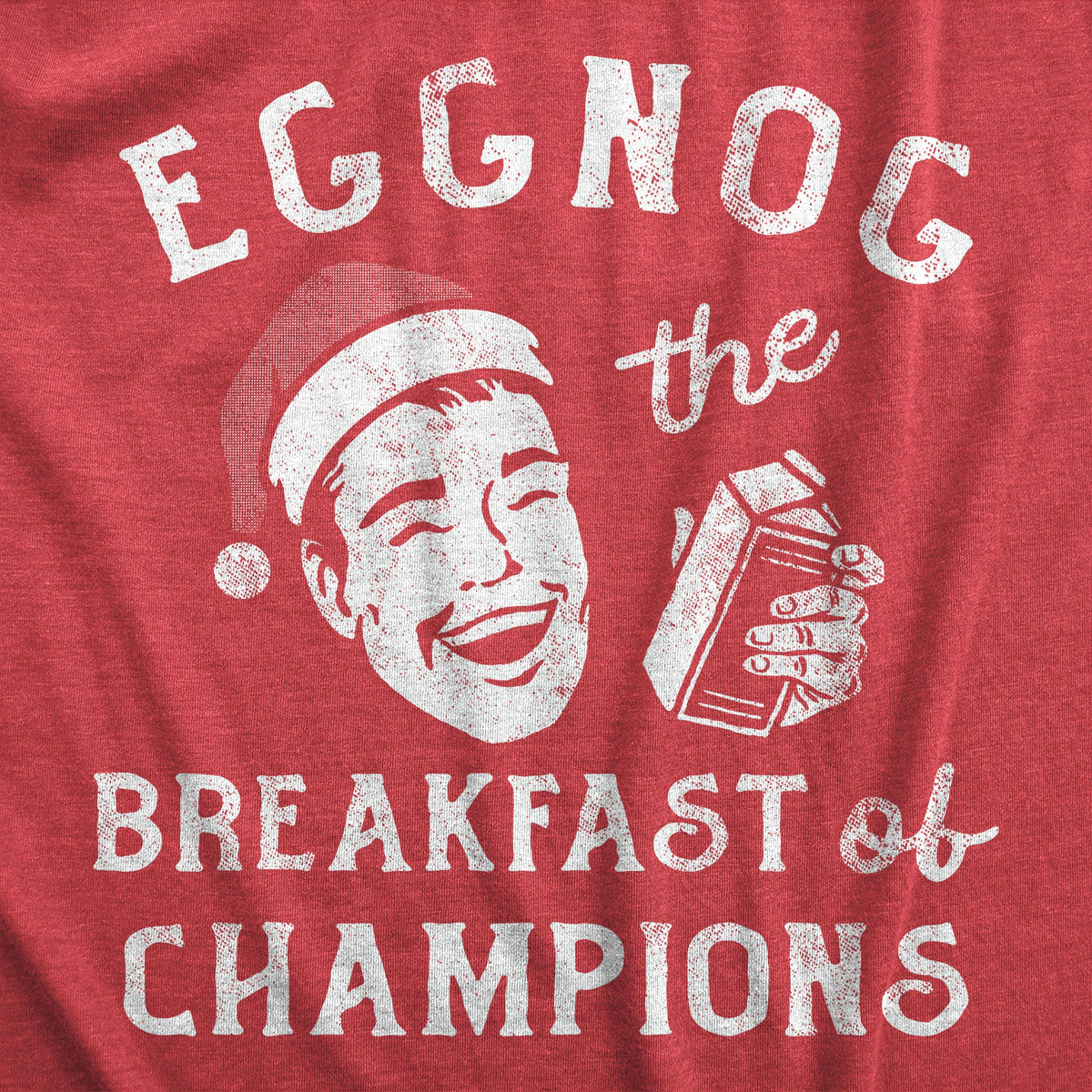 Eggnog The Breakfast Of Champions Men's T Shirt product image 2