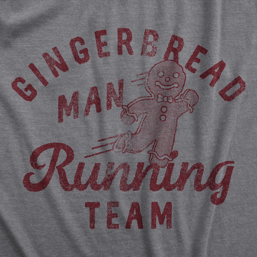 Gingerbread Man Running Team Women's T Shirt product image 2