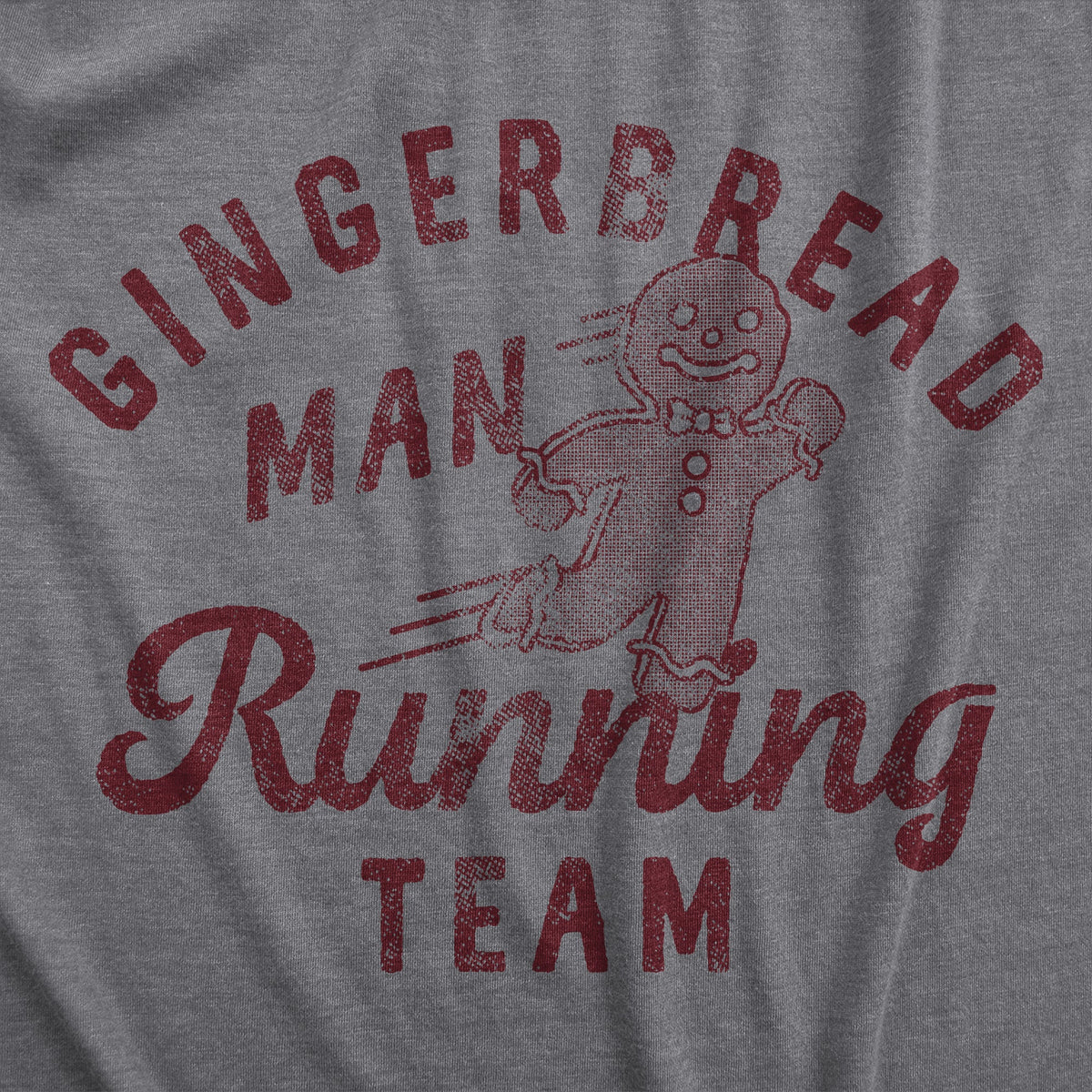 Gingerbread Man Running Team Women's T Shirt product image 2
