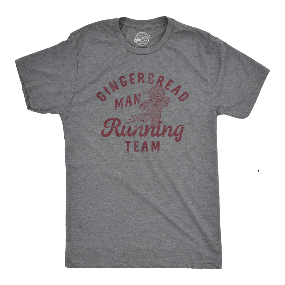 Gingerbread Man Running Team Men's T Shirt product image 1