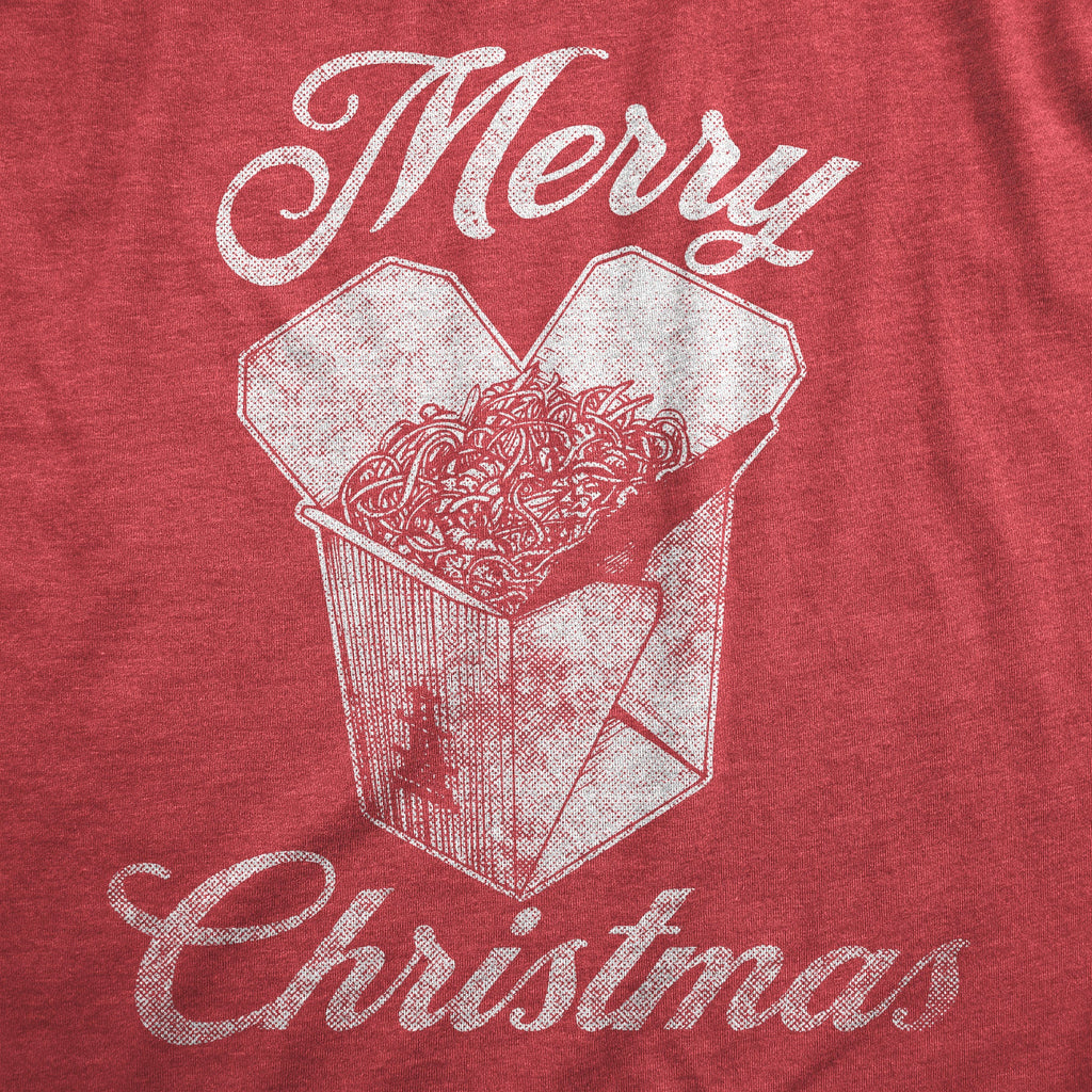 Merry Christmas Takeout Men's T Shirt product image 3