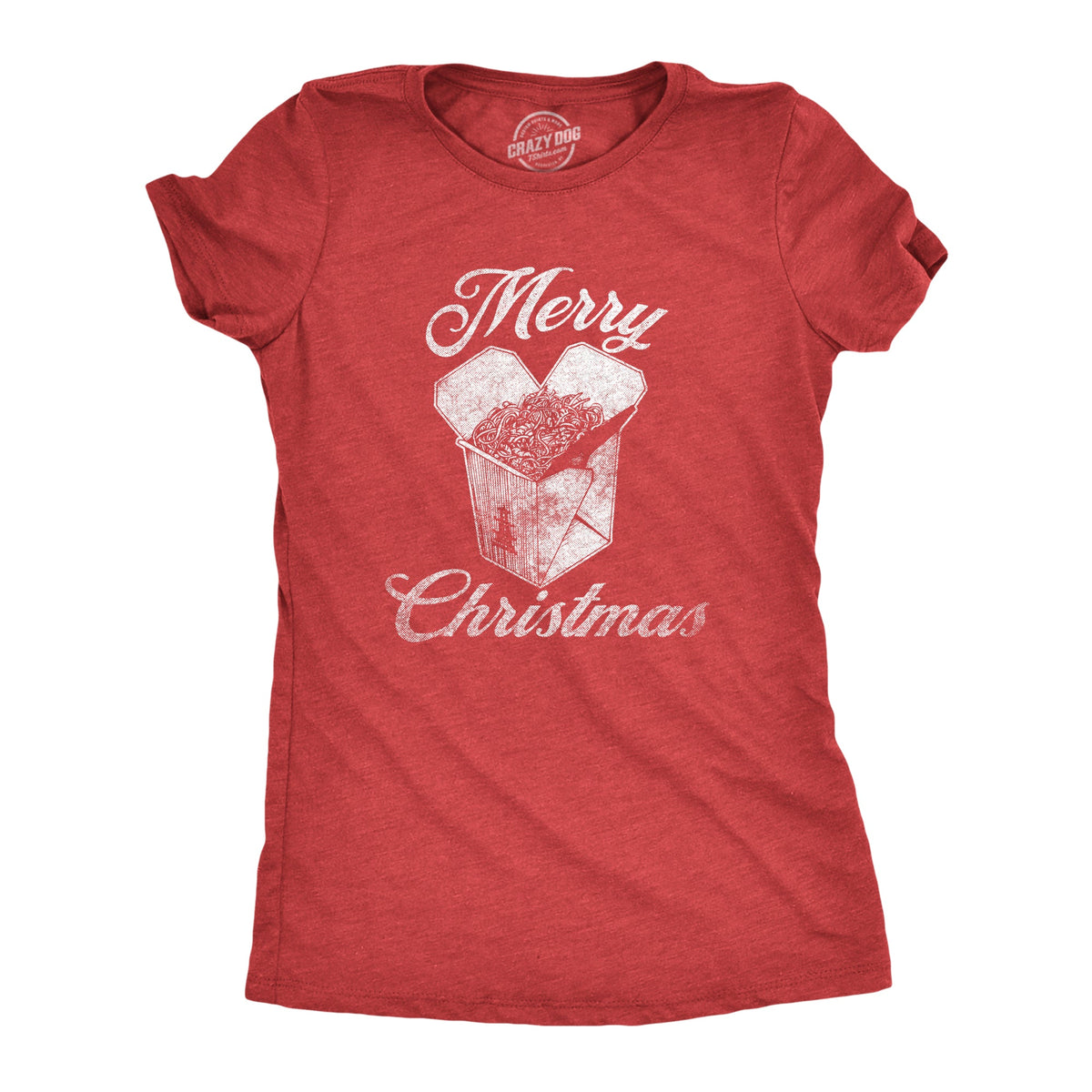 Merry Christmas Takeout Women's T Shirt product image 1