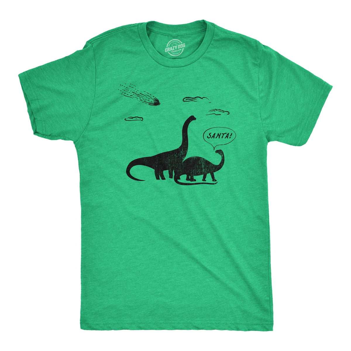 Santa Dinosaurs Men's T Shirt product image 1