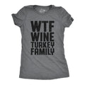 WTF Wine Turkey Family Women's T Shirt product image 1