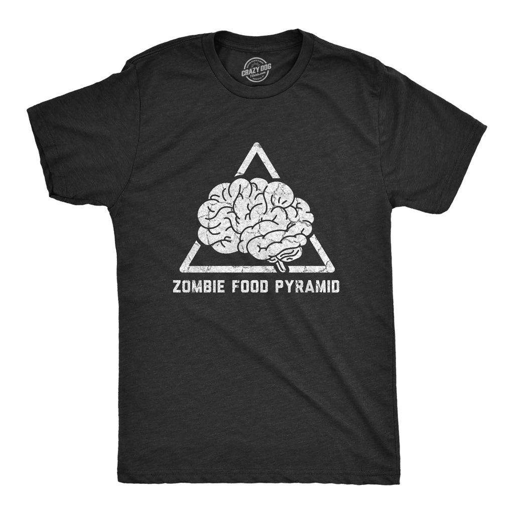 Zombie Food Pyramid Men's T Shirt product image 1