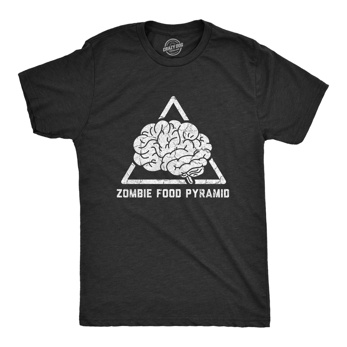 Zombie Food Pyramid Men's T Shirt product image 1