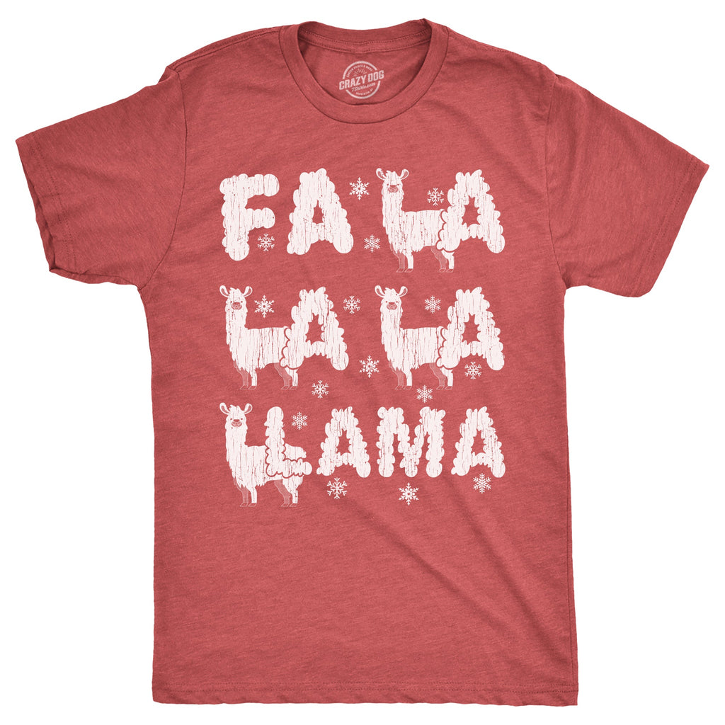 Fa La La La Llama Men's T Shirt product image 1