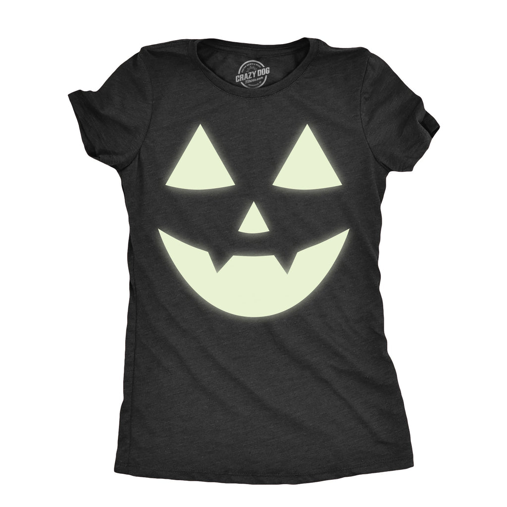 Glow In The Dark Jack O Lantern Women's T Shirt product image 1