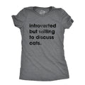 Introverted But Willing To Discuss Cats Women's T Shirt product image 1