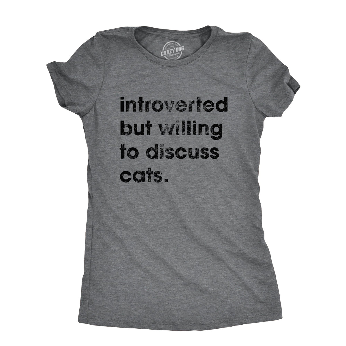 Introverted But Willing To Discuss Cats Women's T Shirt product image 1