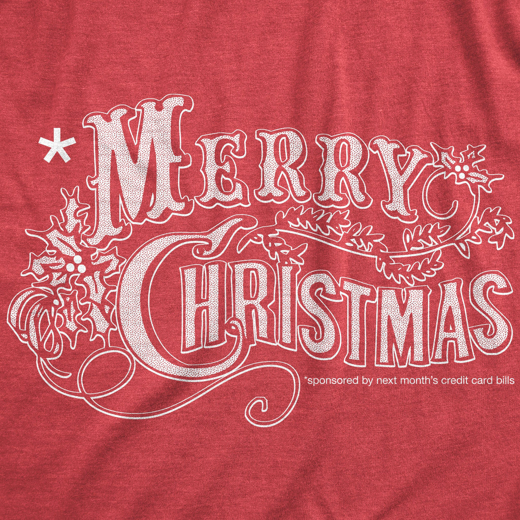 Merry Christmas Credit Card Men's T Shirt product image 3