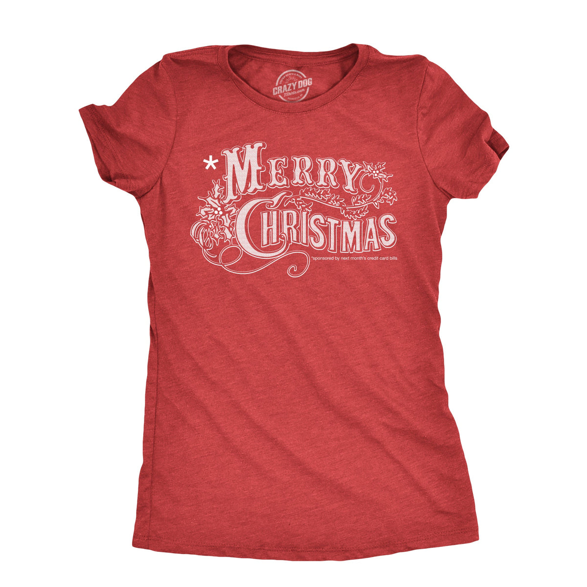 Merry Christmas Credit Card Women's T Shirt product image 1