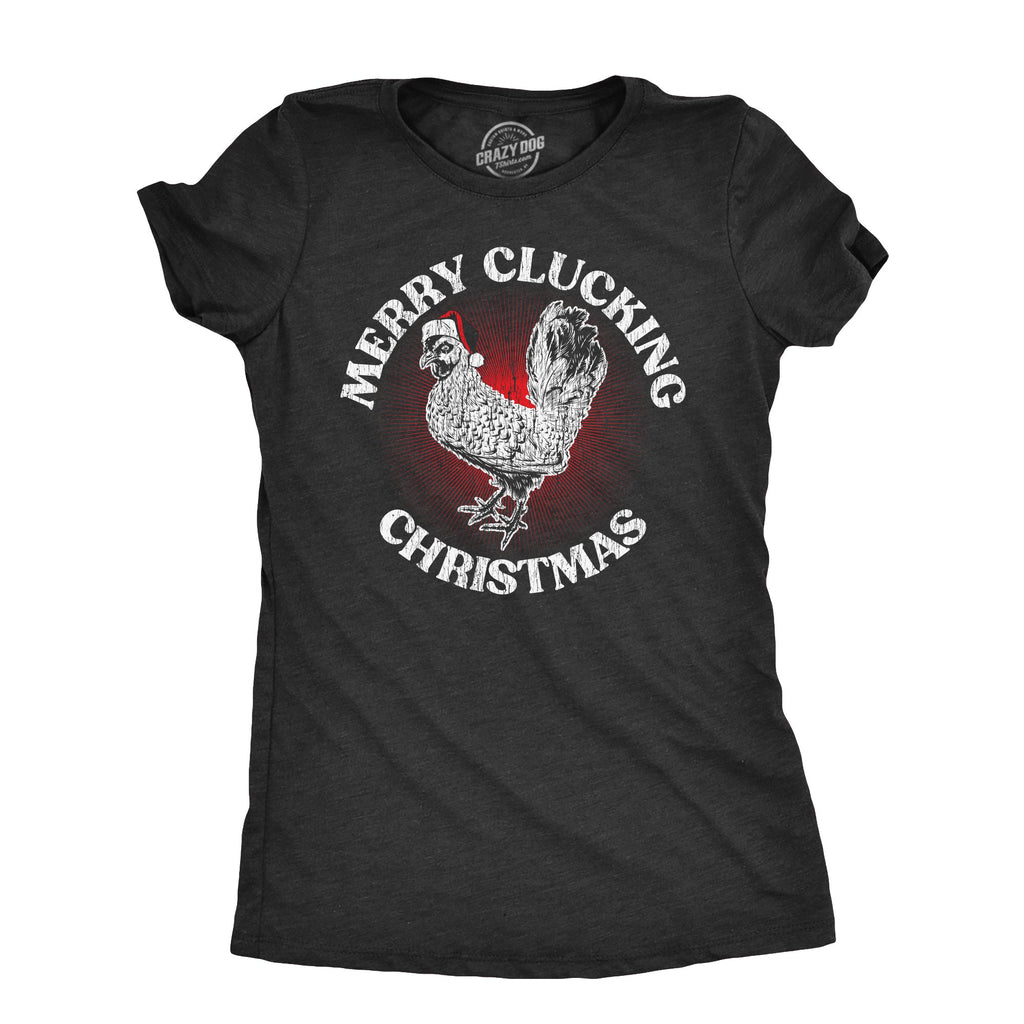 Merry Clucking Christmas Women's T Shirt product image 1