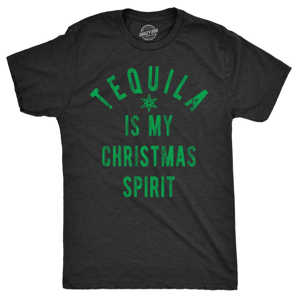 Tequila Is My Christmas Spirit Men's T Shirt product image 1