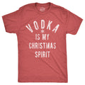 Vodka Is My Christmas Spirit Men's T Shirt product image 1