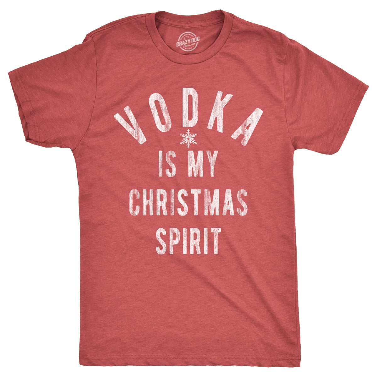 Vodka Is My Christmas Spirit Men's T Shirt product image 1