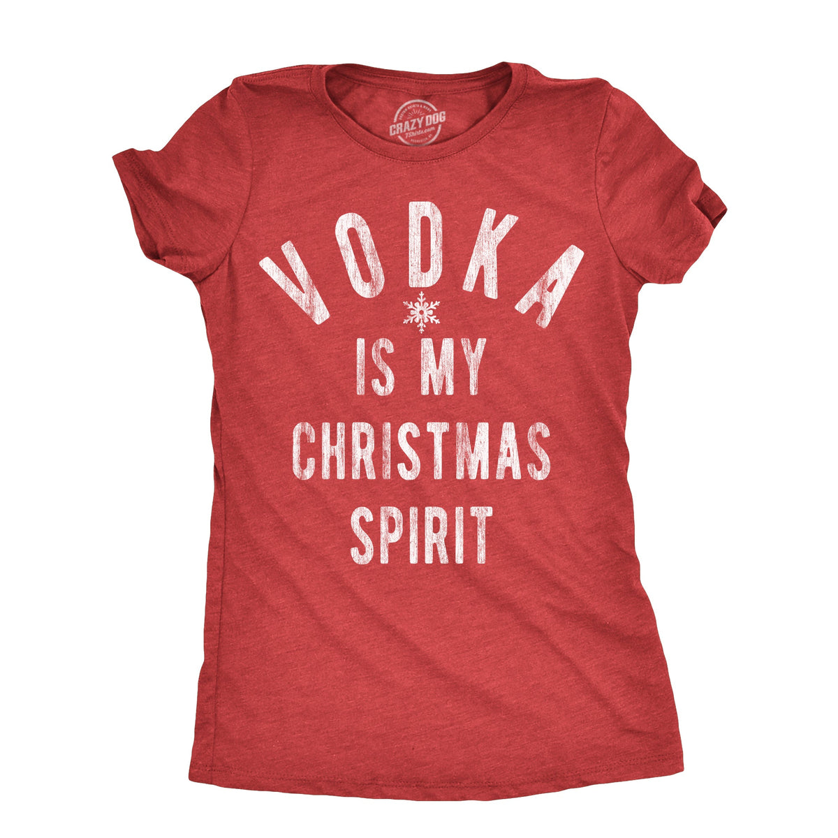 Vodka Is My Christmas Spirit Women's T Shirt product image 1