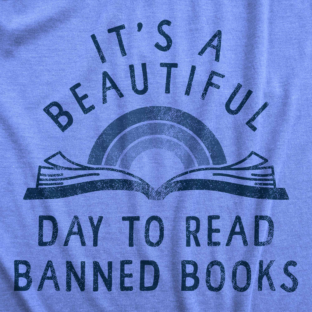Its A Beautiful Day To Read Banned Books Men's T Shirt product image 2