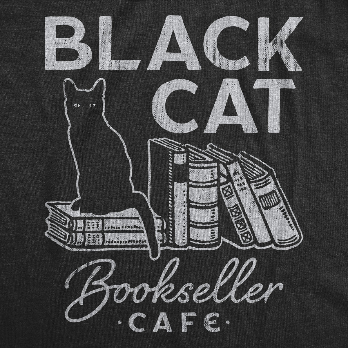 Black Cat Bookseller Cafe Men's T Shirt product image 3