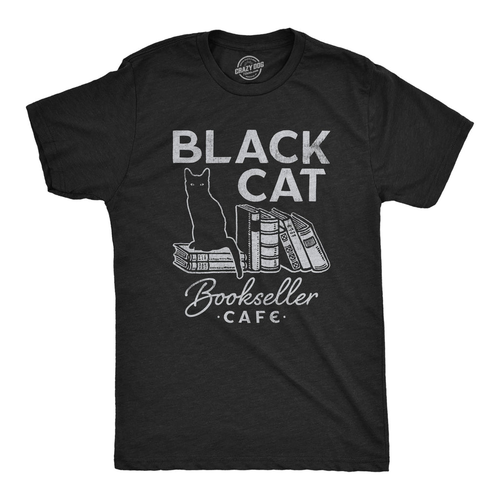 Black Cat Bookseller Cafe Men's T Shirt product image 1