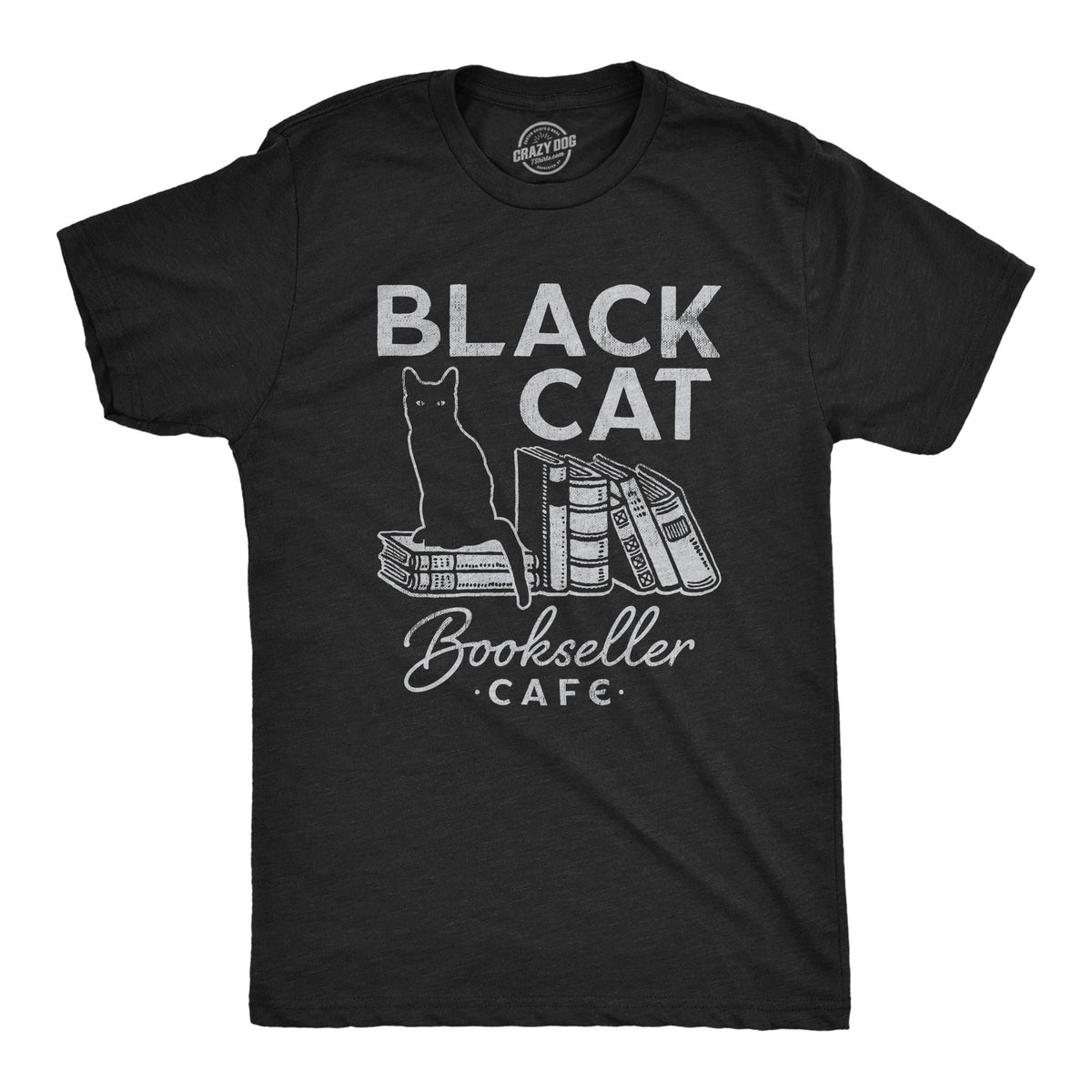 Black Cat Bookseller Cafe Men's T Shirt product image 1